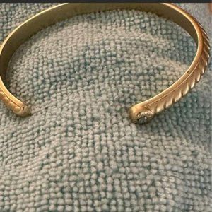 NWOT Spartina 449 Gold Bangle with gem